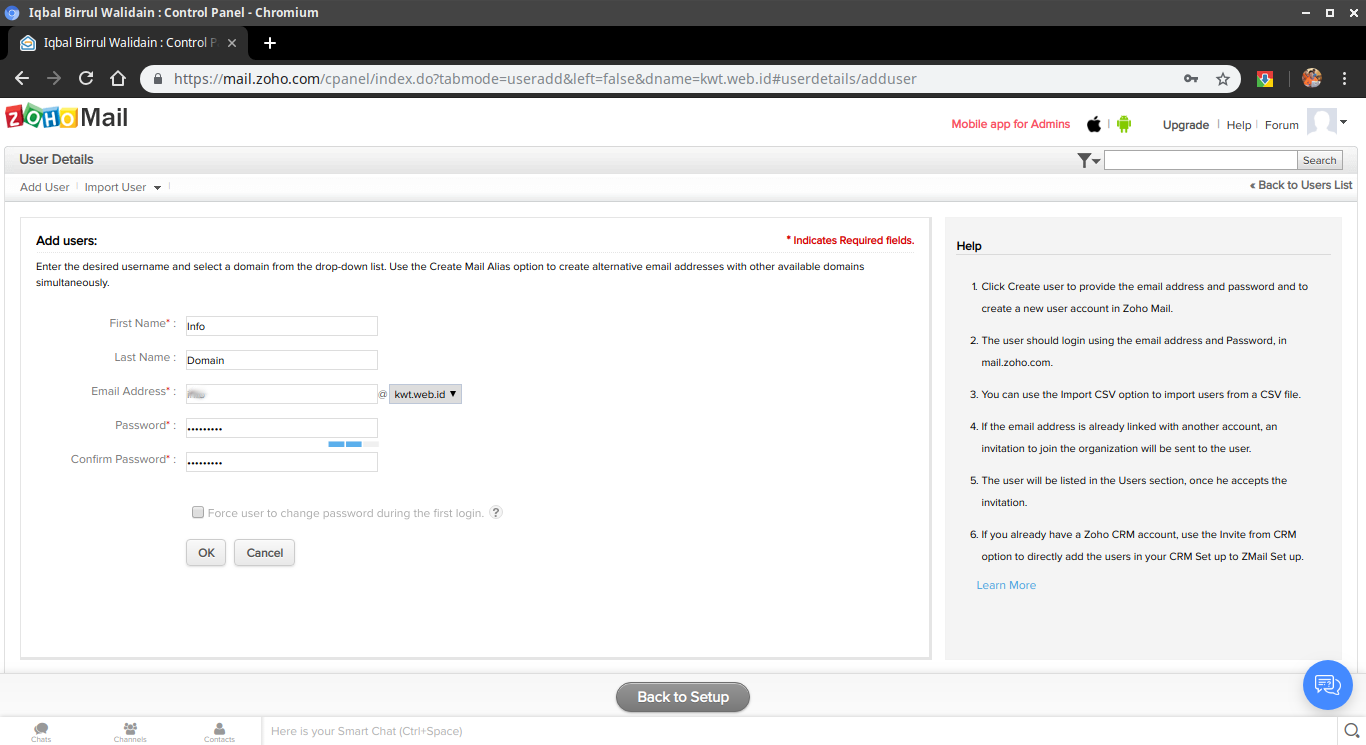 Gambar 11: Tambah user
